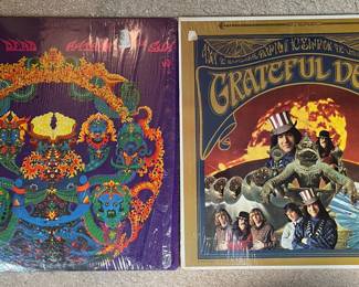 Grateful Dead "Self-Titled" and "Aoxomoxoa" Vinyl Records