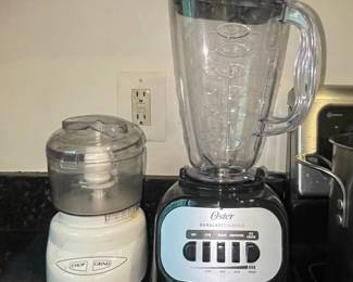 Cuisinart Mini-Prep Plus Food Processor and Oster Duralast Classic 5-Speed Blender