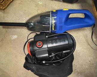 Bell Automotive Tire Inflator and Goodyear Portable Car Vacuum