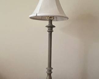 Vintage Candlestick Table Lamp with Ornate Base