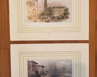 Istanbul Scenes by W. H. Bartlett and W. Floyd