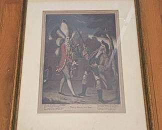 What is this my Son Tom Caricature Print - Colonial Williamsburg Reproduction
