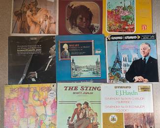 Vintage Classical and Soundtrack Vinyl Records