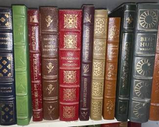 Easton Press and Franklin Library Collector's Edition Leather-Bound Books