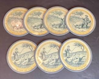 French Country Theme Decorative Coasters
