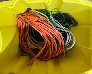 Outdoor extension cords