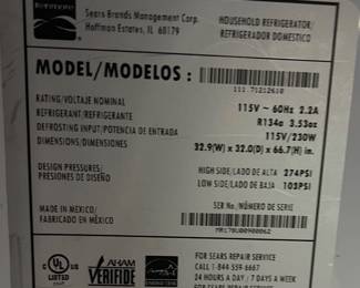 Info about refrigeration