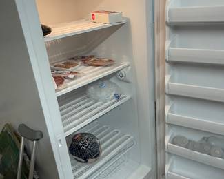 Inside freezer