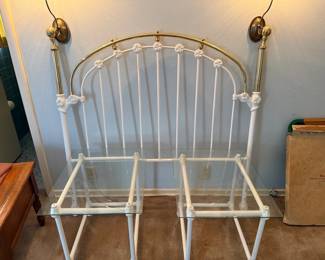Brass and Iron Bed Frame