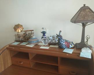 Signed or named decorative Items available. NOT an original mission lamp.