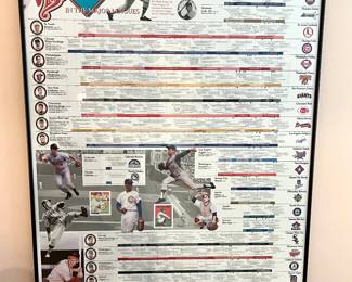 Framed Poster - Baseball in the Major Leagues