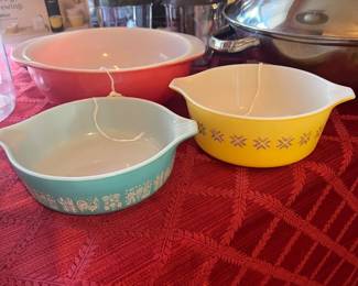 Pyrex Amish Butterprint & Town & Country