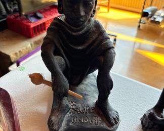 African pottery made in the 70's