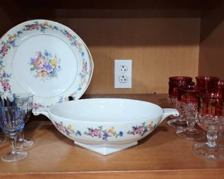 Bohemia Czech serving pieces