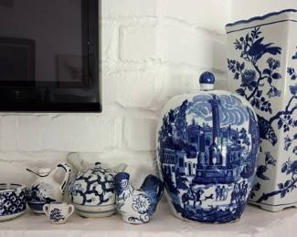 Blue and white!