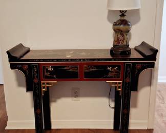 Lovely Asian Lacquered desk