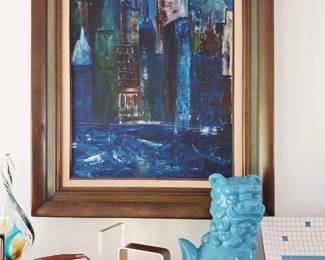 NYC original art & Dan Murphy Sculpture