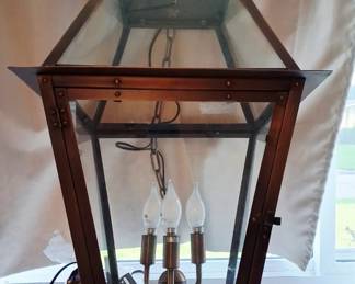 New copper hanging lantern!