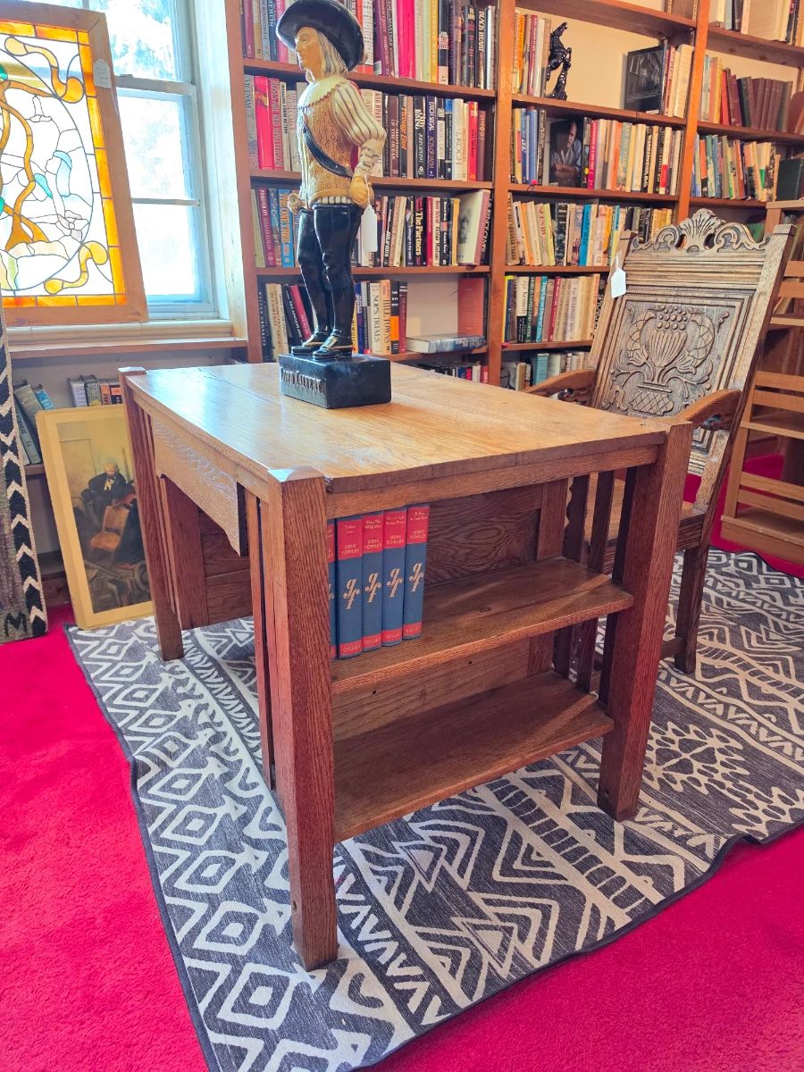 Mission style desk