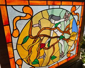 Art Nouveau stained glass