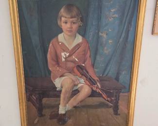 Antique oil painting