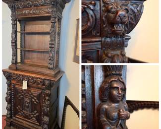 Ornate carved furniture