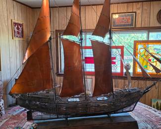 Metal ship