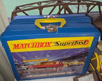 Vintage Matchbox Cars and Case