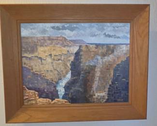 Painting by Shaw