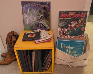 Vinyls - Records - Cool Midcentury Record Holder