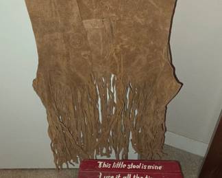 Suade Vest - Stool