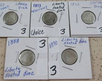 Liberty Seated Dimes