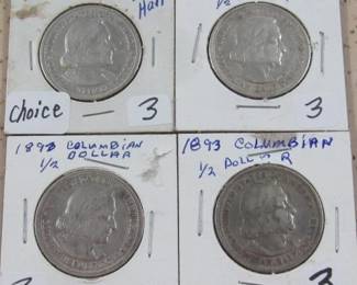 1893 Columbian Half Dollars