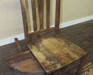 Oak Sewing Rocker