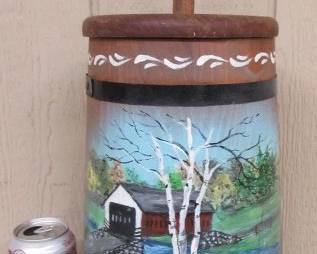 Wood Butter Churn