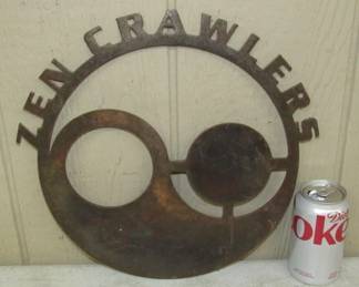 Zen Crawlers Steel Sign