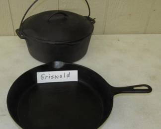 Griswold Dutch Oven & Skillet