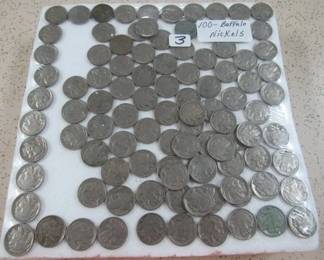 100 - Buffalo Nickels