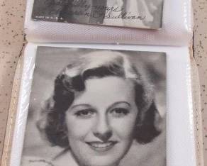 Lots of Old Movie Star Cards in Album
