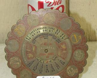 Brass Perpetual Calendar 