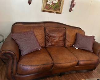 Leather couch
