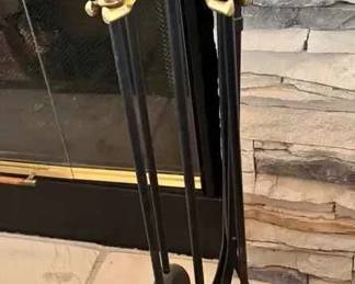 MC183Vintage Fireplace Tool Set