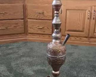 MC225Brass hookah pipe 32 inch.