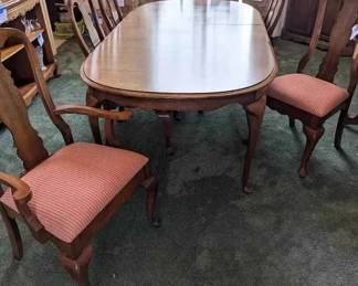 MC197Dining Room Table With 6 Chairs