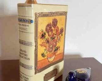 MC215VLimoges Porcelain Book Decanter And Limoges Duck 24k