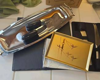 MC235Assortment Of High Quality Serving Trays And Other Items