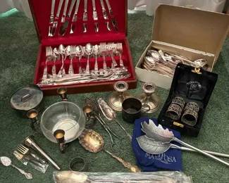 MC169Assorted Silver Plate