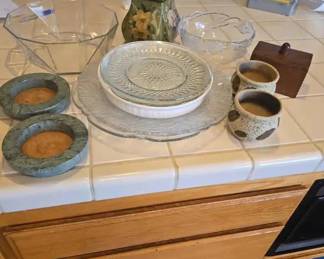 MC203Miscellaneous Assortment Of Kitchen Dishes And Colletsbles