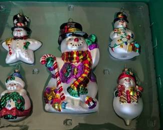 MC151Hand Blown Glass Ornaments