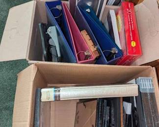 MC221Office Supplies Photo Albums Mystery Lot